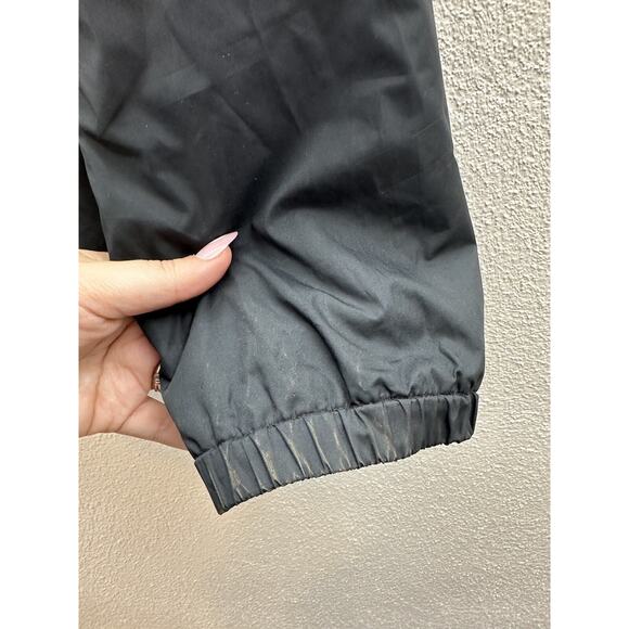 Athletic Works Womens Jacket Size Medium Black Zip Up Hooded Fleece Lined - Picture 12 of 16